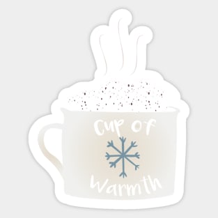 Cup of Warmth Sticker